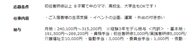 介護職・ヘルパー
